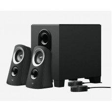 Boxe logitech 2.1, 25w (2 x 5w, 15w), telecomanda pe fir