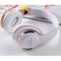 Casti Audio Sport Wireless ST17 cu FM-Mp3-Card,albe Casti Audio Sport Wireless ST17 cu FM-Mp3-Card,albe