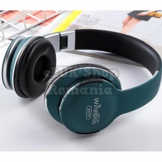 Casti Audio Sport Wireless ST17 cu FM-Mp3-Card,albastre