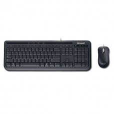 Kit Tastatura Mouse Microsoft Wired Desktop 600, USB, Negru
