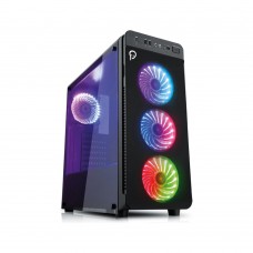 Carcasa Spacer Gaming Titan Temper Glass Mid-Tower fara sursa ATX Black