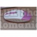 Tastatura si Mouse Wireless,Butoane Albe,Fara fir,roz,43,5cm