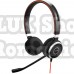 Casti jabra evolve 40  cu fir standard utilizare multimedia microfon pe brat conectare prin jack 3.5 mm usb 2.0 negru 