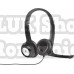Casti logitech h390  cu fir standard utilizare multimedia call center microfon pe brat conectare prin usb 2.0 negru 