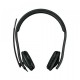 Casti microsoft lifechat lx-6000  cu fir standard utilizare multimedia call center microfon pe brat conectare prin usb 2.0 negru 
