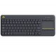 Tastatura logitech wireless cu touchpad black K400 plus 920-007145