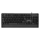 Tastatura delux cu fir 104 taste format standard usb negru K6700u-bk
